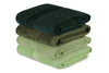 Set di 4 asciugamani cotone Rainbow Verde, 50 x 90 cm