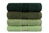 Set di 4 asciugamani cotone Rainbow Verde, 50 x 90 cm (2)