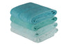 Set di 4 asciugamani cotone Rainbow Verde, 70 x 140 cm