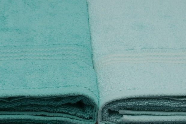 Set di 4 asciugamani cotone Rainbow Verde, 70 x 140 cm (3)