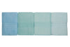 Set di 4 asciugamani Lavinya Multicolore, 50 x 90 cm (1)