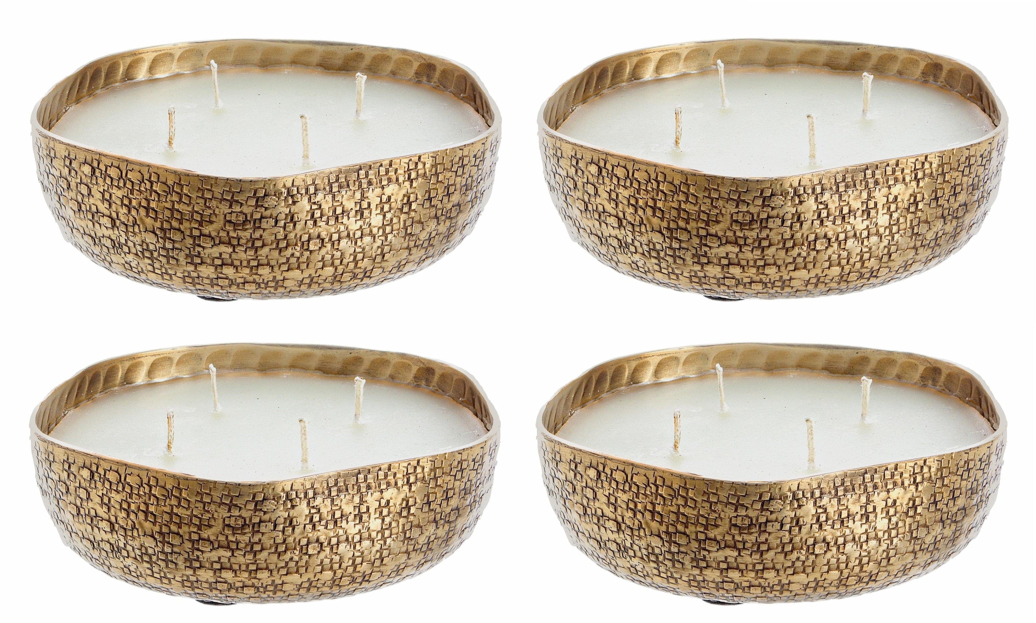 Set di 4 candele decorative Hammel S Oro