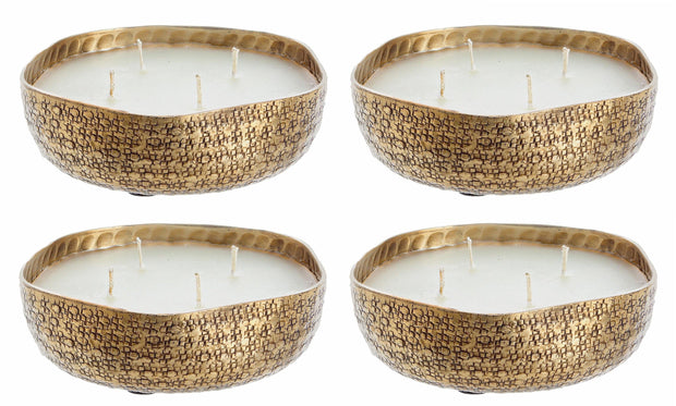 Set di 4 candele decorative Hammel S Oro
