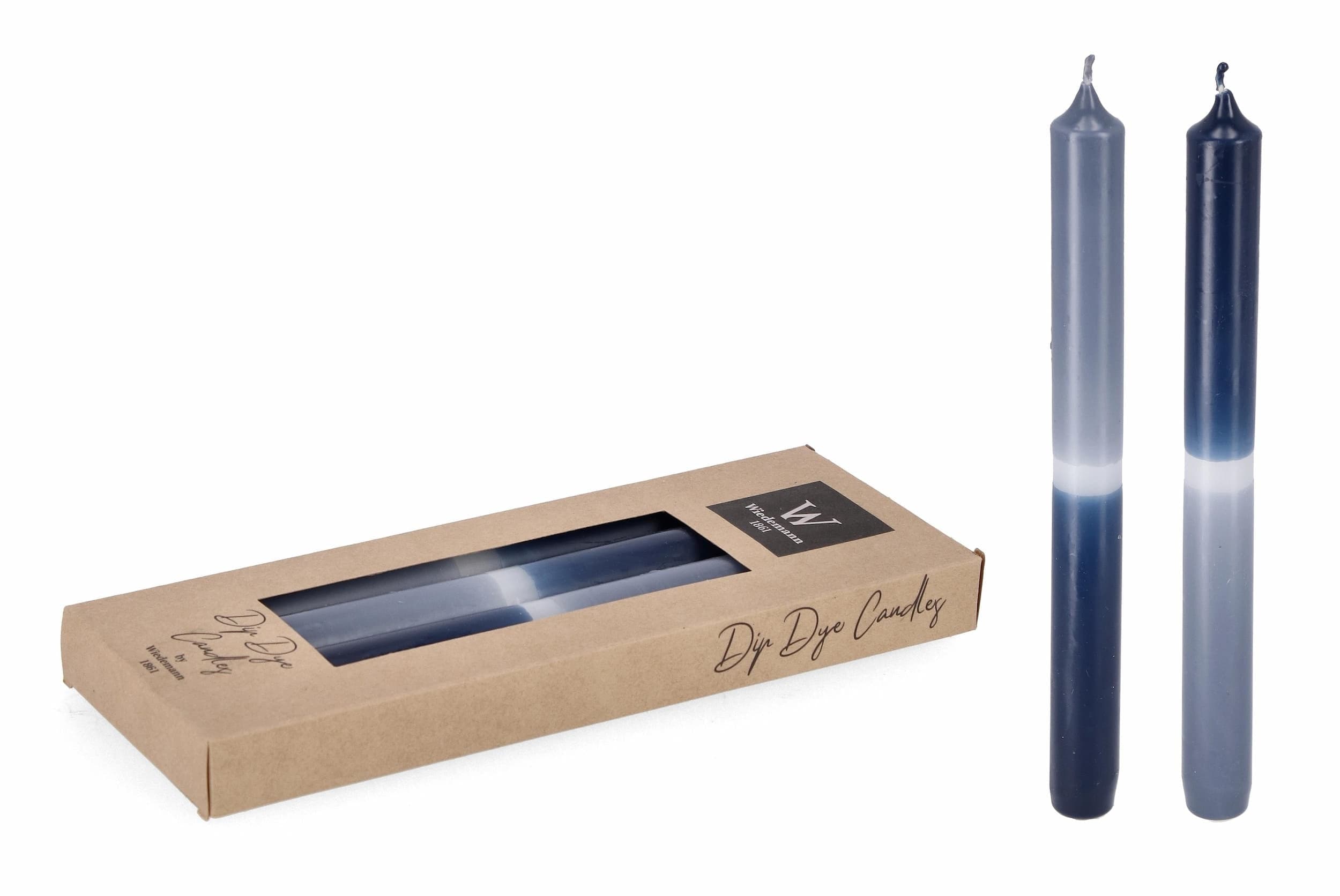 Set di 4 candele decorative Jolene Grigio