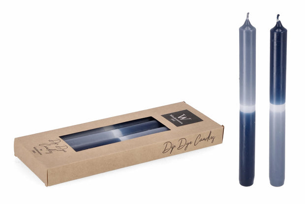 Set di 4 candele decorative Jolene Grigio