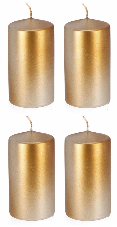 Set di 4 candele decorative Kalea L Oro