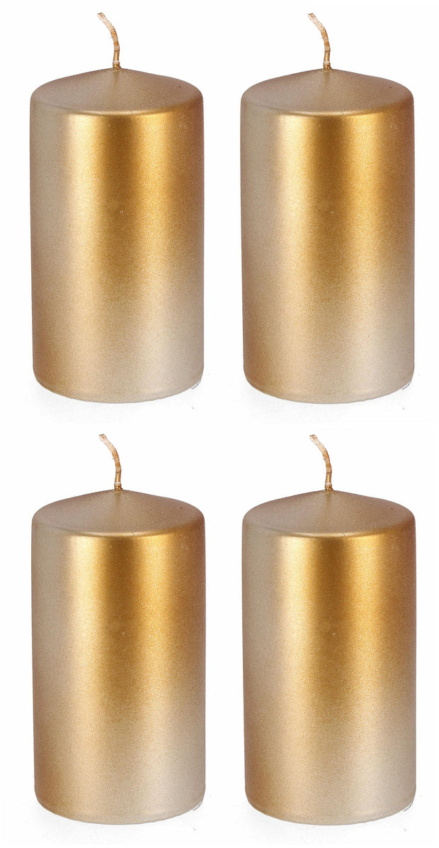 Set di 4 candele decorative Kalea L Oro