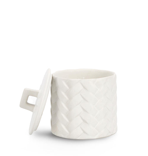 Set di 4 candele decorative Twine S Bianco (1)