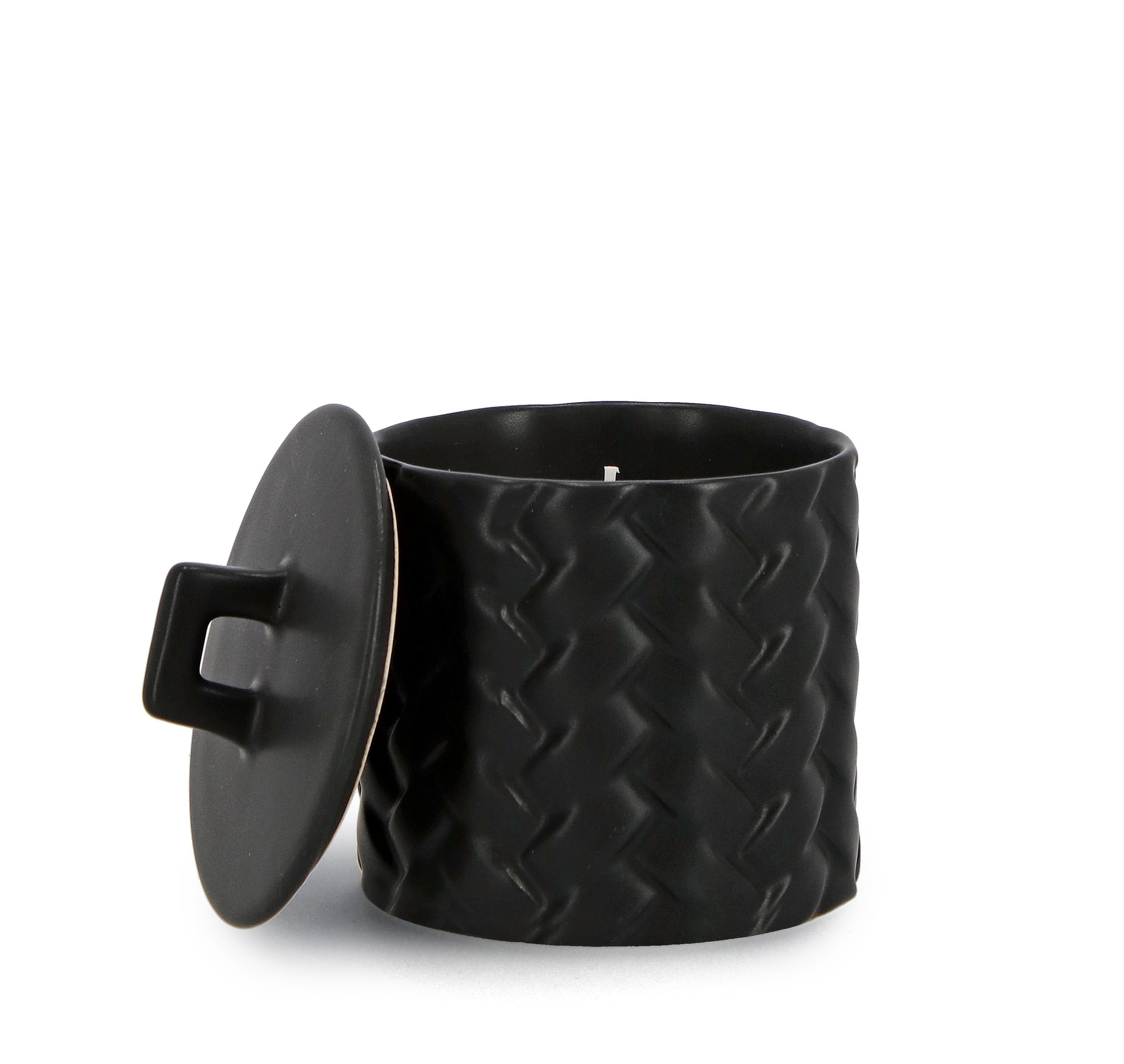 Set di 4 candele decorative Twine S Nero (2)