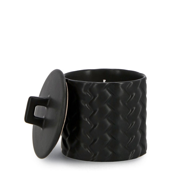 Set di 4 candele decorative Twine S Nero (2)