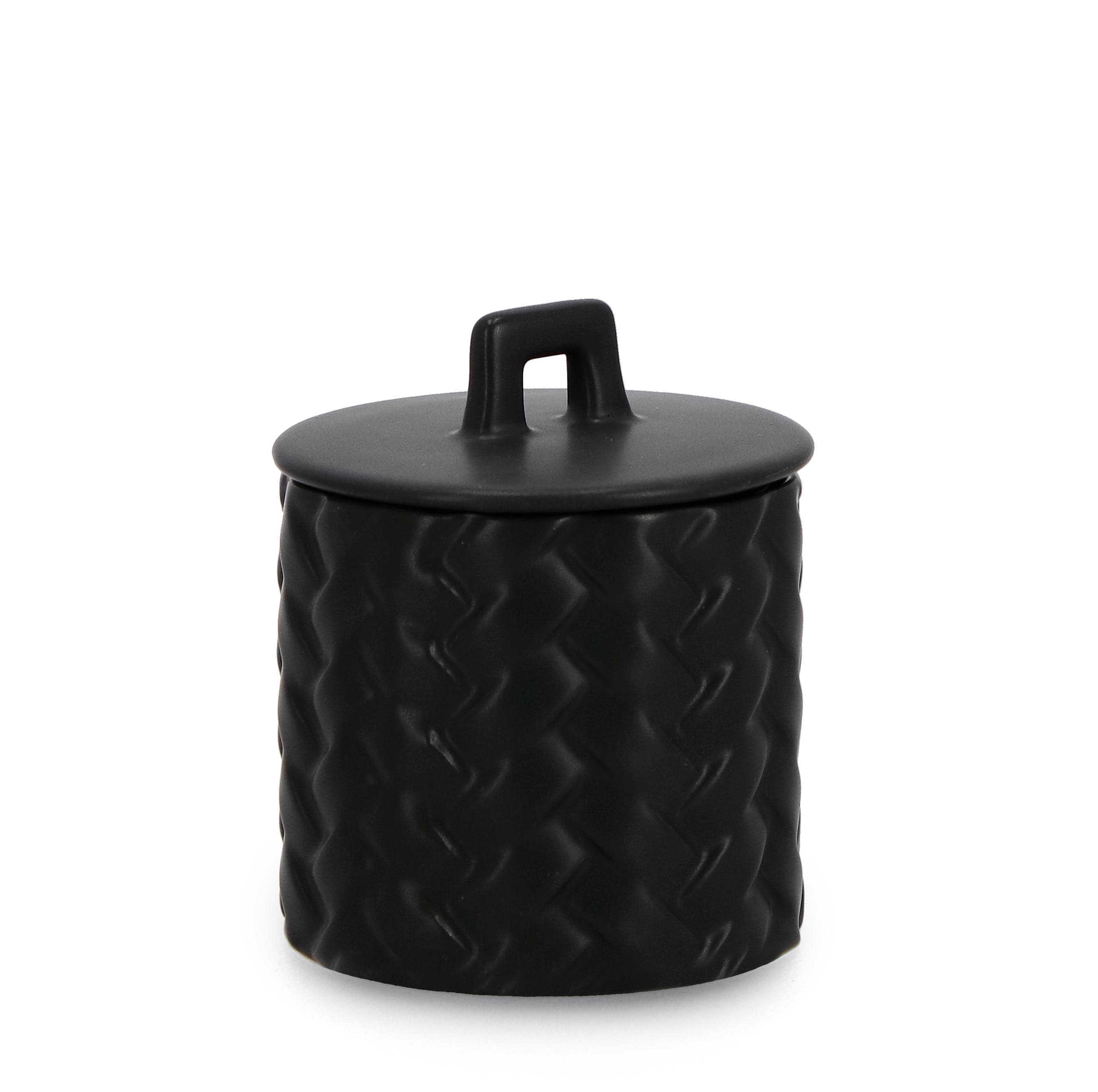 Set di 4 candele decorative Twine S Nero (3)