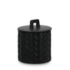 Set di 4 candele decorative Twine S Nero (3)
