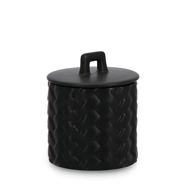 Set di 4 candele decorative Twine S Nero (3)