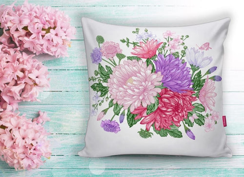 Set di 4 federe per cuscini decorativi Amira RKYK111 Multicolore, 43 x 43 cm (1)