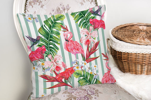 Set di 4 federe per cuscini decorativi Amira RKYK145 Multicolore, 43 x 43 cm (3)