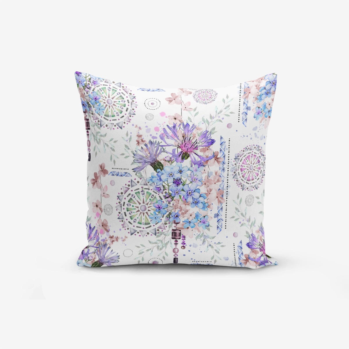 Set di 4 federe per cuscini decorativi Amira RKYK146 Multicolore, 43 x 43 cm (3)