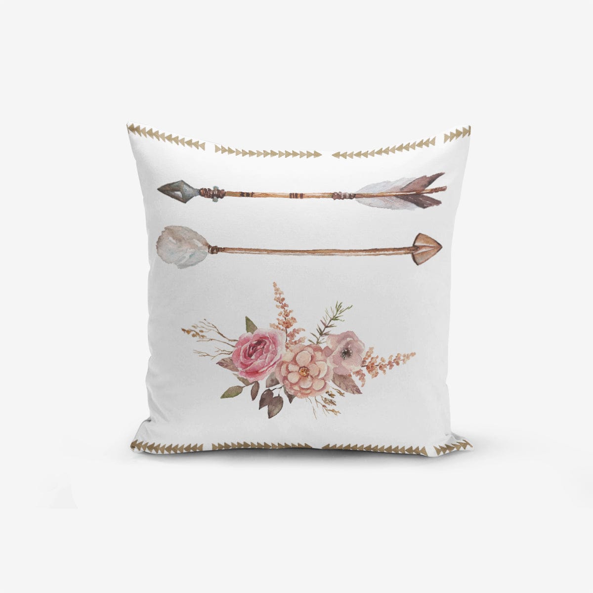 Set di 4 federe per cuscini decorativi Amira RKYK148 Multicolore, 43 x 43 cm