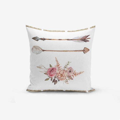 Set di 4 federe per cuscini decorativi Amira RKYK148 Multicolore, 43 x 43 cm