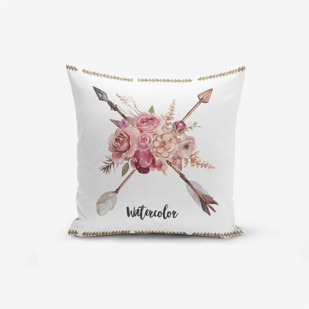 Set di 4 federe per cuscini decorativi Amira RKYK148 Multicolore, 43 x 43 cm (2)