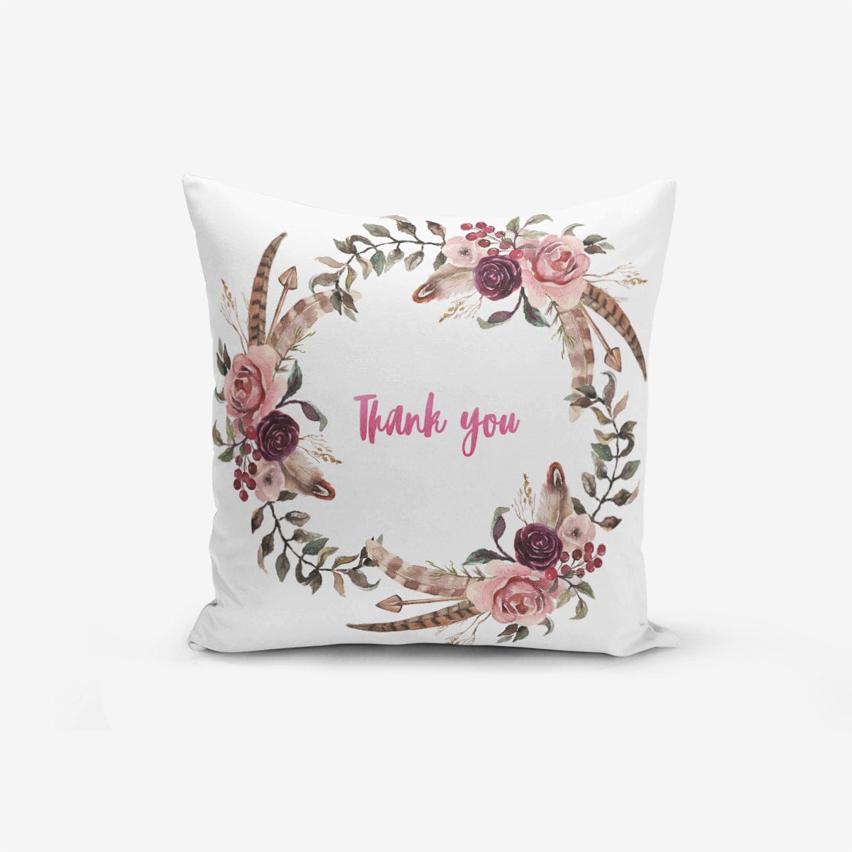 Set di 4 federe per cuscini decorativi Amira RKYK148 Multicolore, 43 x 43 cm (3)