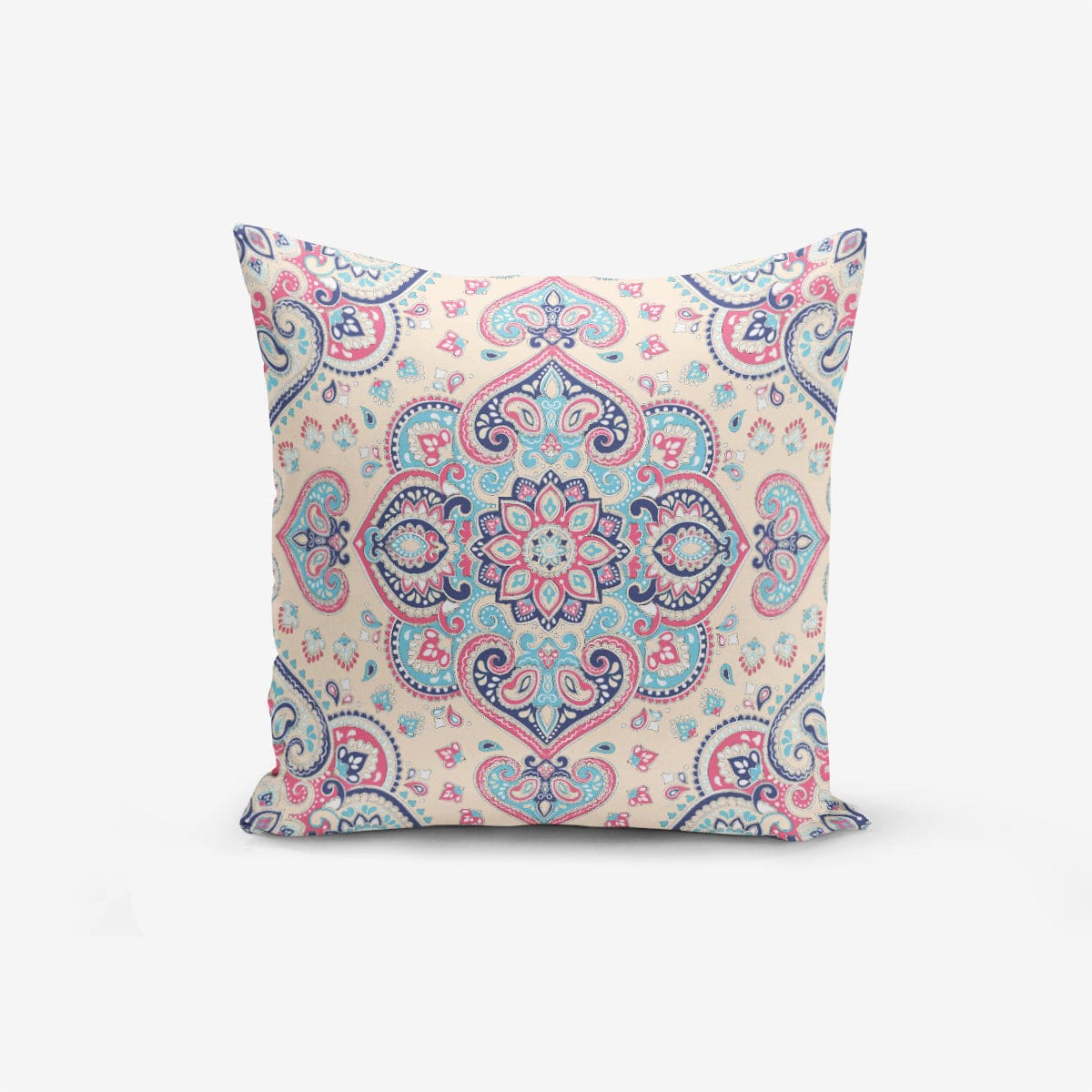 Set di 4 federe per cuscini decorativi Amira RKYK150 Multicolore, 43 x 43 cm (1)