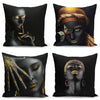 Set di 4 federe per cuscini decorativi Asli RKYK156 Multicolore, 43 x 43 cm