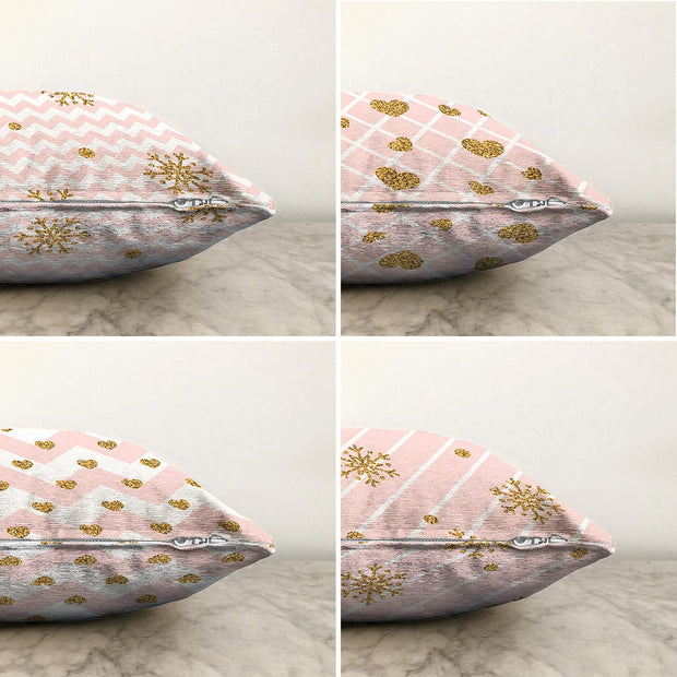 Set di 4 federe per cuscini decorativi Azra RKYK226 Multicolore, 43 x 43 cm (1)