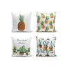 Set di 4 federe per cuscini decorativi Bade RKYK129 Multicolore, 43 x 43 cm