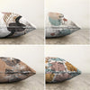 Set di 4 federe per cuscini decorativi Barris RKYK244 Multicolore, 43 x 43 cm (1)