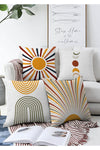 Set di 4 federe per cuscini decorativi Beren RKYK441 Multicolore, 43 x 43 cm