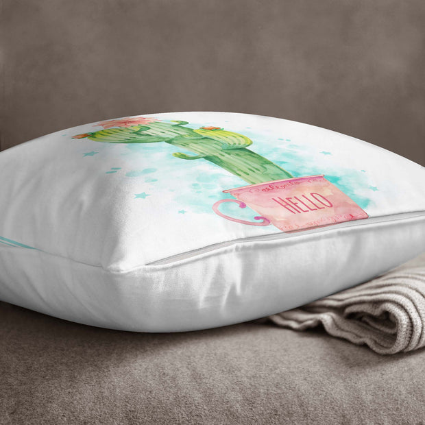 Set di 4 federe per cuscini decorativi Cansu RKYK170 Multicolore, 43 x 43 cm (1)