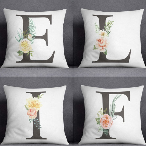 Set di 4 federe per cuscini decorativi Cansu RKYK172 Multicolore, 43 x 43 cm