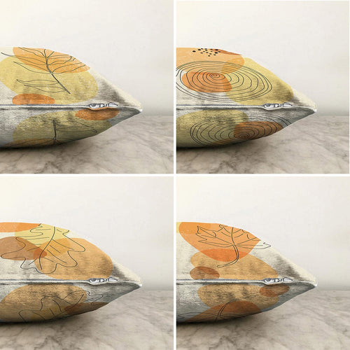 Set di 4 federe per cuscini decorativi Caria RKYK337 Multicolore, 43 x 43 cm (1)
