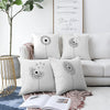 Set di 4 federe per cuscini decorativi Ceylan RKYK341 Multicolore, 43 x 43 cm