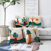 Set di 4 federe per cuscini decorativi Ceylan RKYK345 Multicolore, 43 x 43 cm