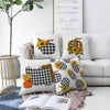 Set di 4 federe per cuscini decorativi Cicek RKYK401 Multicolore, 43 x 43 cm