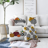 Set di 4 federe per cuscini decorativi Cicek RKYK402 Multicolore, 43 x 43 cm