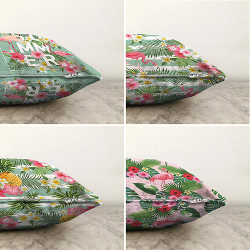Set di 4 federe per cuscini decorativi Defne RKYK240 Multicolore, 43 x 43 cm (1)