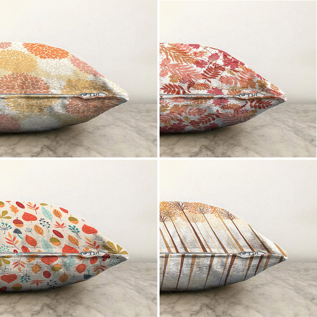 Set di 4 federe per cuscini decorativi Defne RKYK242 Multicolore, 43 x 43 cm (1)