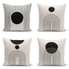Set di 4 federe per cuscini decorativi Demet RKYK108 Multicolore, 43 x 43 cm