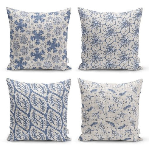 Set di 4 federe per cuscini decorativi Demet RKYK62 Multicolore, 43 x 43 cm