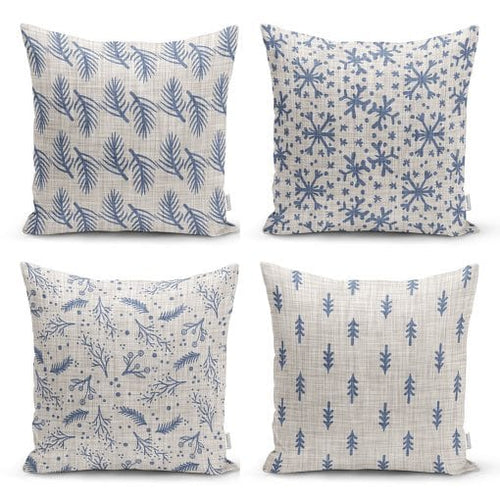 Set di 4 federe per cuscini decorativi Demet RKYK63 Multicolore, 43 x 43 cm