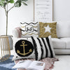 Set di 4 federe per cuscini decorativi Deniz RKYK258 Multicolore, 43 x 43 cm
