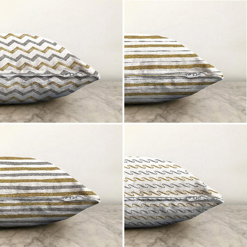 Set di 4 federe per cuscini decorativi Deniz RKYK264 Multicolore, 43 x 43 cm (1)
