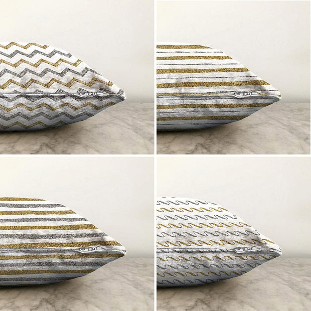 Set di 4 federe per cuscini decorativi Deniz RKYK264 Multicolore, 43 x 43 cm (1)