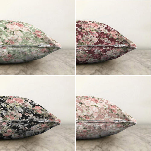 Set di 4 federe per cuscini decorativi Derya RKYK378 Multicolore, 43 x 43 cm (1)
