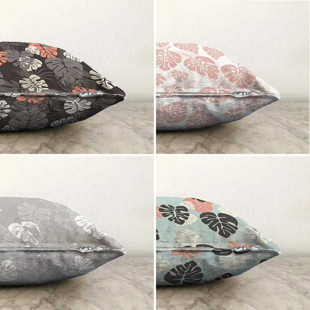 Set di 4 federe per cuscini decorativi Derya RKYK380 Multicolore, 43 x 43 cm (1)