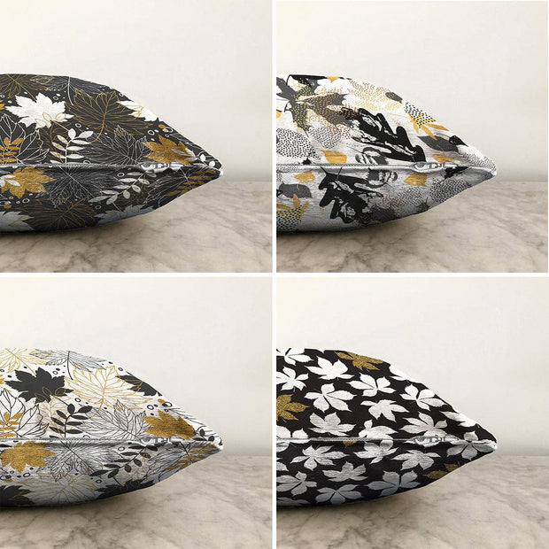 Set di 4 federe per cuscini decorativi Derya RKYK382 Multicolore, 43 x 43 cm (1)