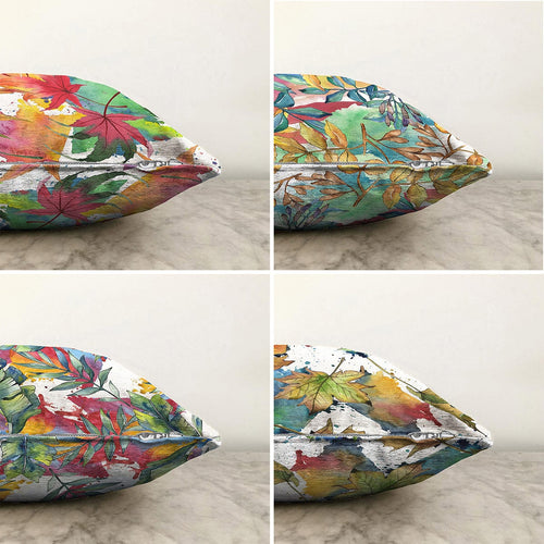 Set di 4 federe per cuscini decorativi Derya RKYK385 Multicolore, 43 x 43 cm (1)