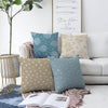 Set di 4 federe per cuscini decorativi Dicle RKYK350 Multicolore, 43 x 43 cm